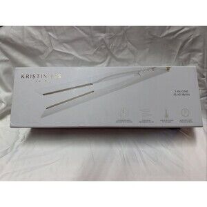 Kristin Ess Titanium Flat Iron Hair Straightener and Curler - Dual Voltage